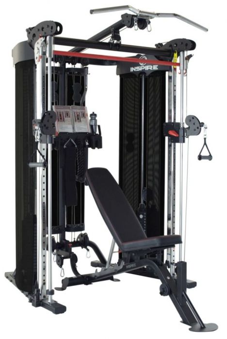 Inspire Fitness FT2 Functional Trainer with Bench Leg Extension